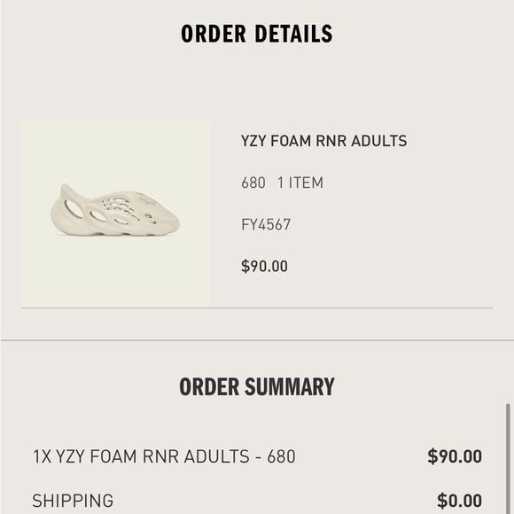 Yeezy Foam Runner (NIB) - Picture 7 of 7